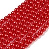 ABS Plastic Imitation Pearl Round Beads MACR-S789-8mm-14-2