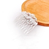 Flower Alloy Hair Comb Findings PW-WGCA318-02-1