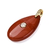 Natural Red Jasper Pendants G-B188-01G-09-2