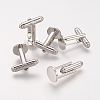 Flat Round Bass Cuff Button KK-J184-31P-1-2