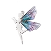 3pcs Gradient Color Resin Pendants PALLOY-TA00173-3