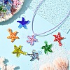 5Pcs Handmade Lampwork Pendants LAMP-YW0001-67A-4