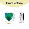 Glass Charms GLAA-TAC0012-28B-5