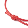 Adjustable Waxed Polyester Cord Bracelet Making AJEW-JB01313-02-3