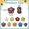 15PCS Handmade Lampwork Beads LAMP-YW0001-66A-3