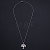 Non-Tarnish 201 Stainless Steel Pendants Necklaces NJEW-S105-JN694-45-1-2