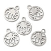 Non-Tarnish 304 Stainless Steel Charms STAS-L020-001P-3