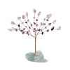 Natural Amethyst Tree Display Decoration DJEW-G027-11RG-2
