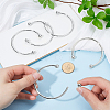 6Pcs Brass Cuff Bangle Making KK-BBC0022-74-3