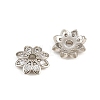 Brass Micro Pave Clear Cubic Zirconia Bead Caps CU-CBA6A75-29P-2