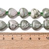Natural Peace Jade Beads Strands G-B022-31C-01-4