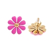 304 Stainless Steel Enamel Stud Earrings EJEW-S226-03G-01-2