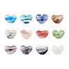 24Pcs 12 Colors Handmade Lampwork Beads LAMP-CW0001-03-22