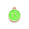 Alloy Enamel Pendants ENAM-S124-01B-06E-2