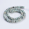 Natural Sesame Jasper/Kiwi Jasper Beads Strands X-G-P354-06-8x5mm-2