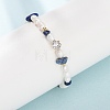 Natural Lapis Lazuli Chip and Rice Natural Pearl Beaded Bracelets GG-CBA3297-13G-D-3