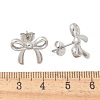 304 Stainless Steel Stud Earrings EJEW-C099-18GP-3