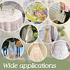 6 Yards Flower Pattern Milk Fiber Mesh Fabric DIY-NB0014-82C-5