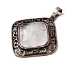 Natural & Synthetic Mixed Gemstone Pendants G-A297-04R-3
