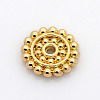 Alloy Daisy Spacer Beads PALLOY-M049-07G-2