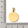 304 Stainless Steel Pendants STAS-B094-01H-G-3