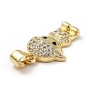 Brass Micro Pave Cubic Zirconia Pendants KK-H433-09A-G-3