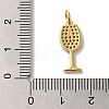 Brass Micro Pave Cubic Pendants KK-U027-07G-01-4