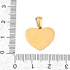 304 Stainless Steel Enamel Pendants STAS-B131-01G-02-3