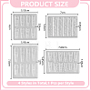 4Pcs 4 Styles Silicone Molds MRMJ-HY0001-44-2
