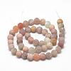 Natural Sunstone Beads Strands G-R446-4mm-36-2