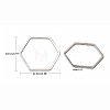 Brass Linking Rings KK-S327-03P-2