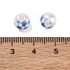 Sports Printed ABS Plastic Beads PL-CBA1C22-08-3