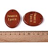Natural Red Jasper Pendants G-N365-02B-3