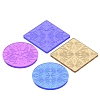 Mandala Pattern Coaster Silicone Molds DIY-Z005-12-5