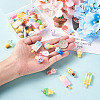 Craftdady 42Pcs 21 Colors Rainbow Resin Pendants CRES-CD0001-04-12