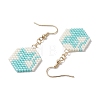 Brass Dangle Earring EJEW-JE06033-02-4