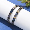 Vintage Ethnic Style Glass Tila Beaded Handmade Slider Bracelets for Women ZN9527-2-6