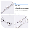112Pcs 4 Style 304 Stainless Steel Heart Lobster Claw Clasps and Open Jump Rings STAS-DC0001-14-4