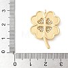 Brass Micro Pave Cubic Zirconia Pendants KK-U053-25G-01-3