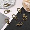 Tibetan Style Alloy Lobster Claw Clasps LS-PALLOY-O027-AB01-4