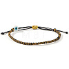 Handmade Porcelain Evil Eye Bead Braided Bracelets SI3080-4-1