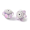Sparkling Acrylic Rhinestone Beads CLAY-NH0003-01S-03-2