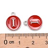 Platinum Plated Alloy Enamel Charms LS-X-ENAM-S118-03I-P-3