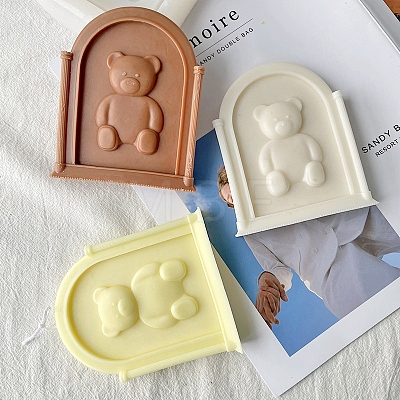 Food Grade Arch with Bear DIY Silicone Candle Molds PW-WG95CD4-01-1