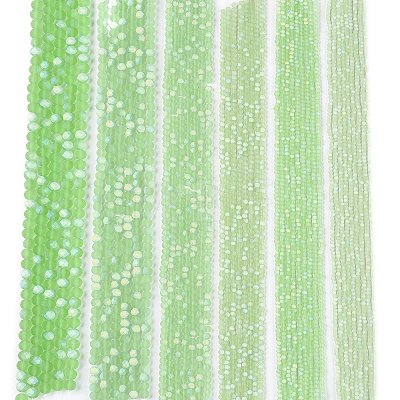 Transparent Glass Beads Strands LS-EGLA-A044-T8mm-MB09-1