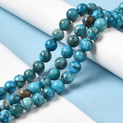 Natural Dyed Jade Beads Strands G-M402-C04-02-1