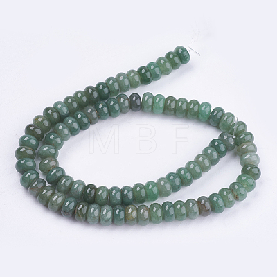 Natural Green Aventurine Stone Beads Strands G-S105-8mm-1