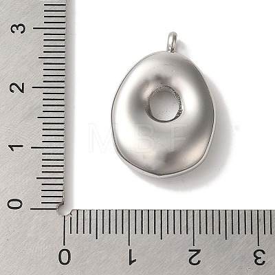 Non-Tarnish Ion Plating(IP) 304 Stainless Steel Pendants STAS-M017-08P-16-1