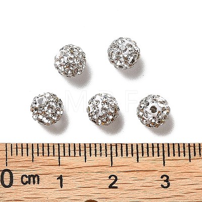 Pave Disco Ball Beads RB-Q195-6mm-001-1