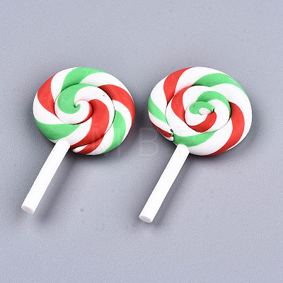 Christmas Handmade Polymer Clay Cabochons X-CLAY-T016-81A-1